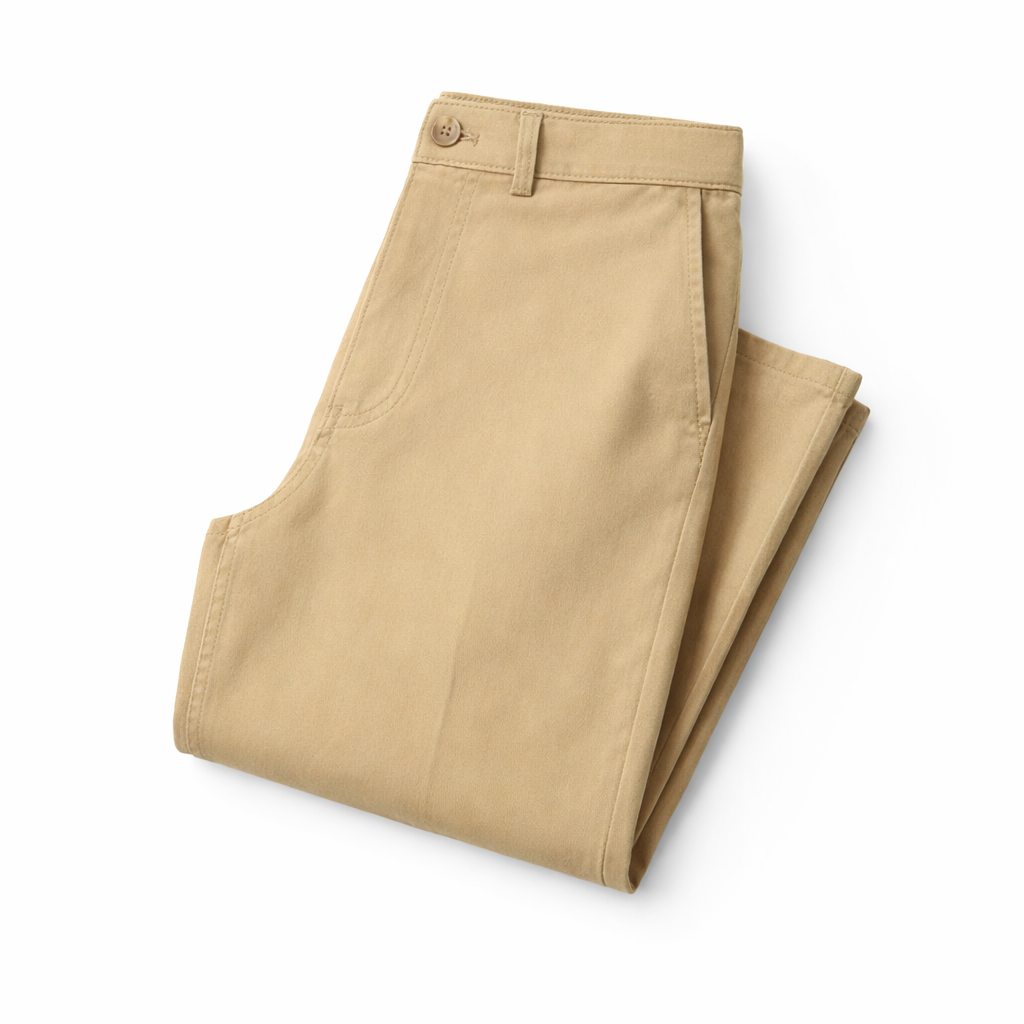 Montari Slim-Fit Cotton Pants - Khaki