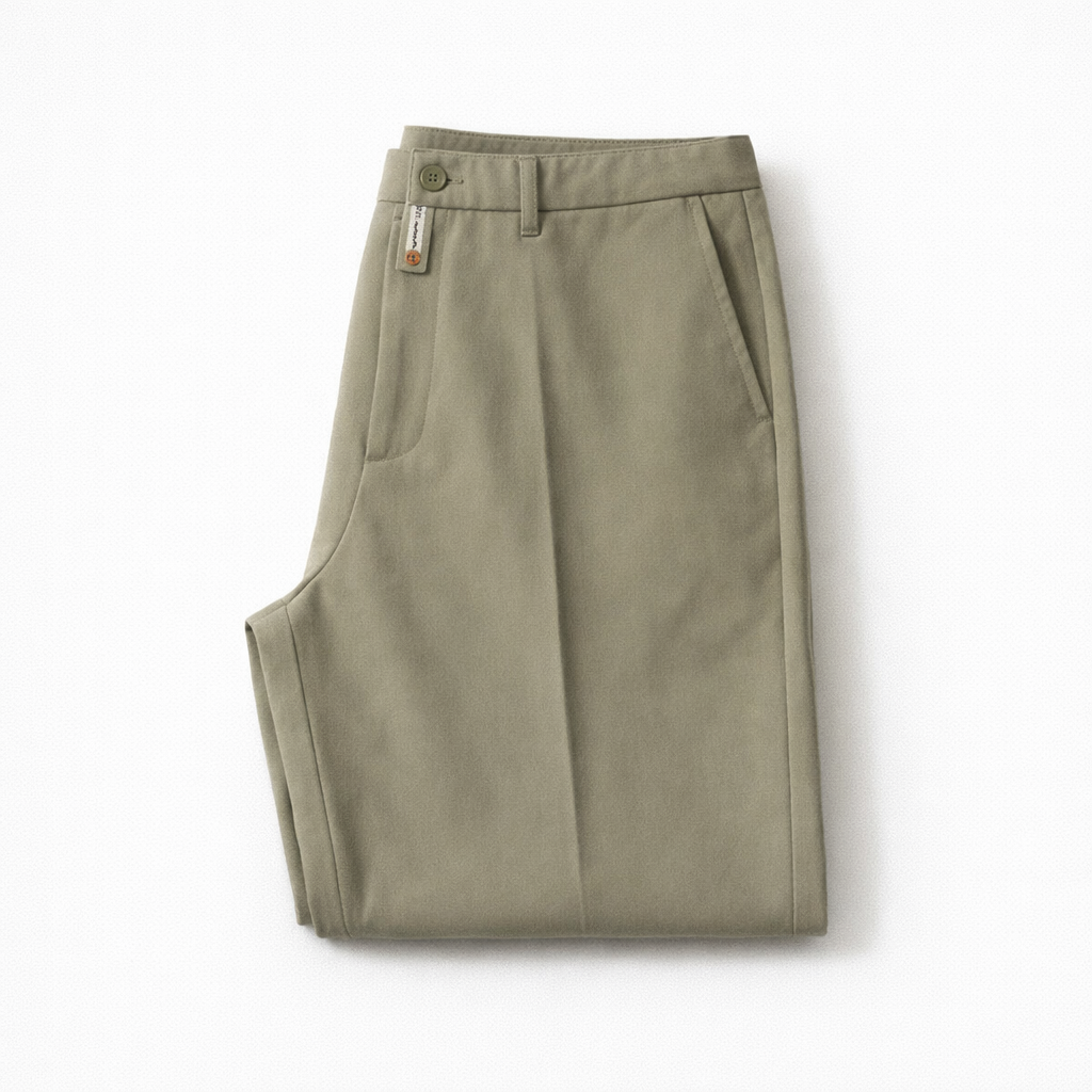 Montari Slim-Fit Dress Pants - Green