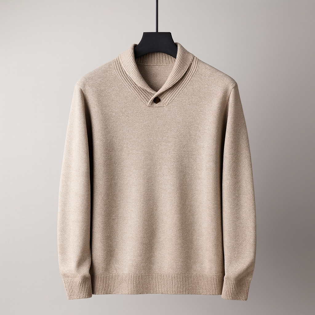 Calvari Merino Wool Sweater - Beige