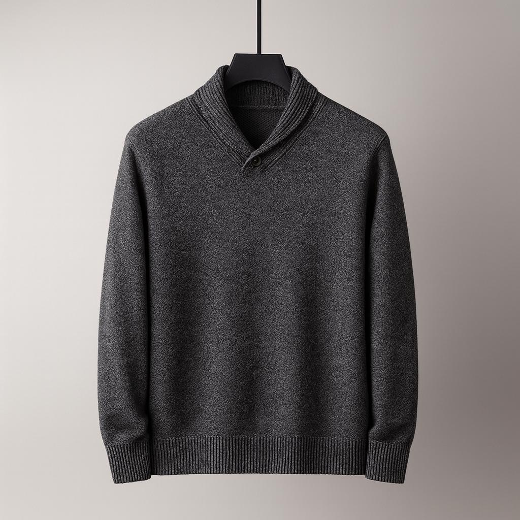 Calvari Merino Wool Sweater - Gray