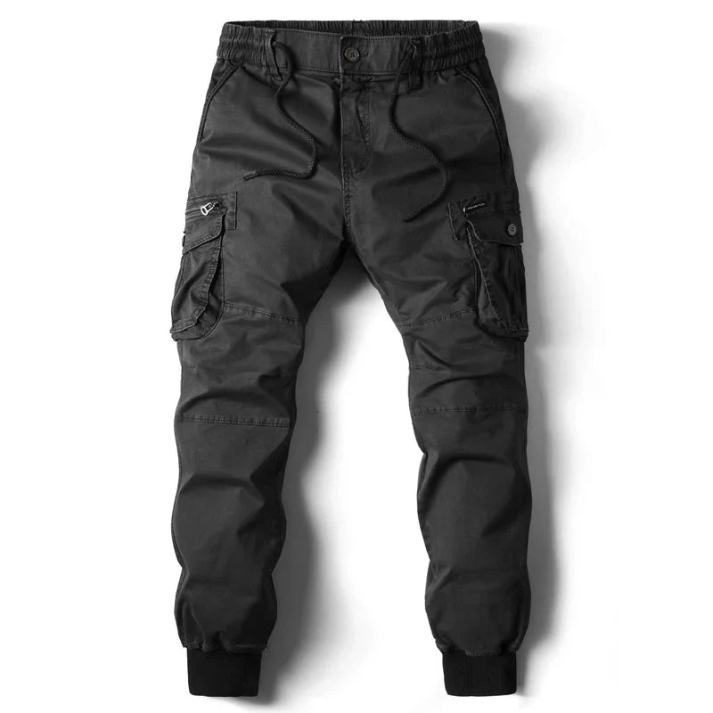 Halden Cargo Slim-Fit Pants - Black