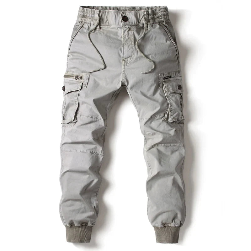 Halden Cargo Slim-Fit Pants - Gray