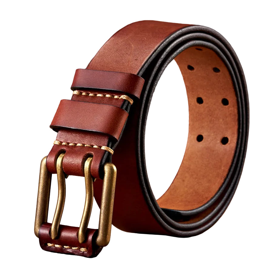 Halden Genuine Leather Belt - Light Brown
