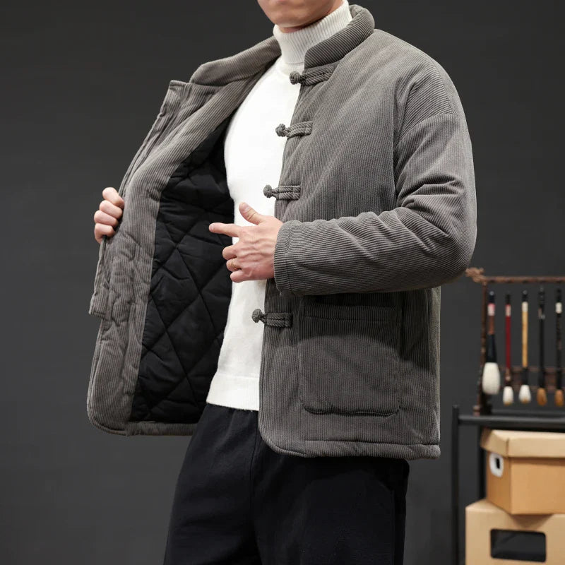 Corbin Corduroy Tang Jacket - Grey