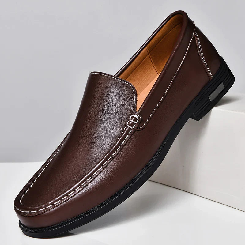 Savino Leather Loafers