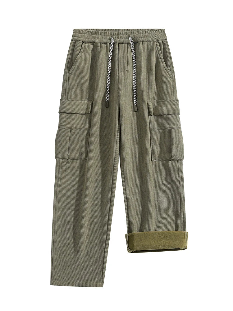 Camden Corduroy Cargo Pants - Green