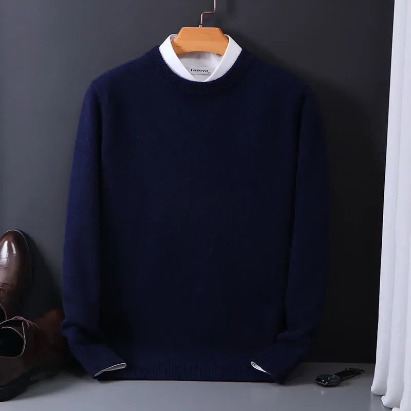 Santori Cashmere Sweater - Navy
