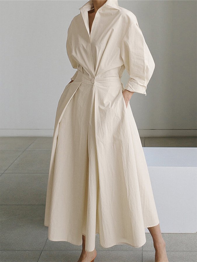 Long Maxi Dress – Women's Evening Dress | Eden - Beige