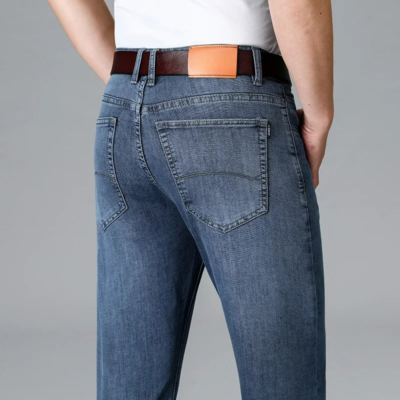 Brennan Stretch Slim Fit Tapered Denim Jeans - Classic Denim