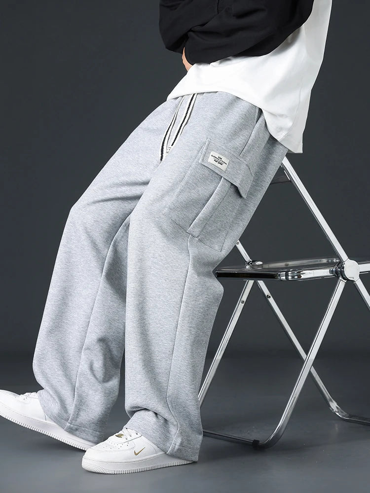 Caldwell Relaxed Cargo Sweatpants - Gray