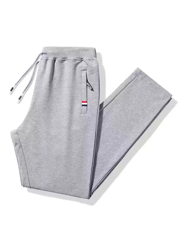 Men's Cotton Relaxed-Fit Sweatpants - Gray