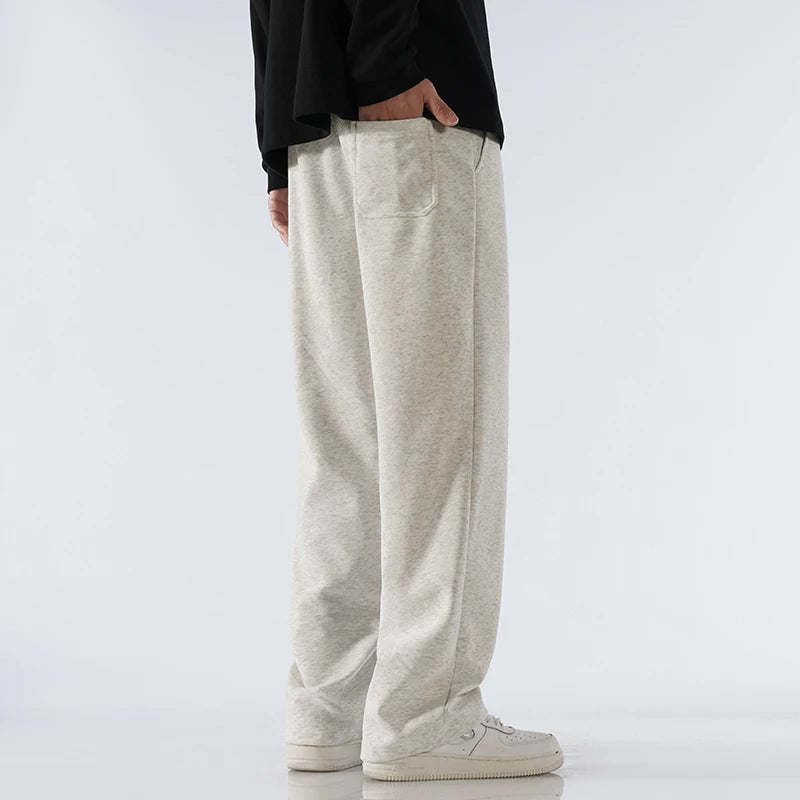 Garrison Cotton Relaxed Fit Joggers - White