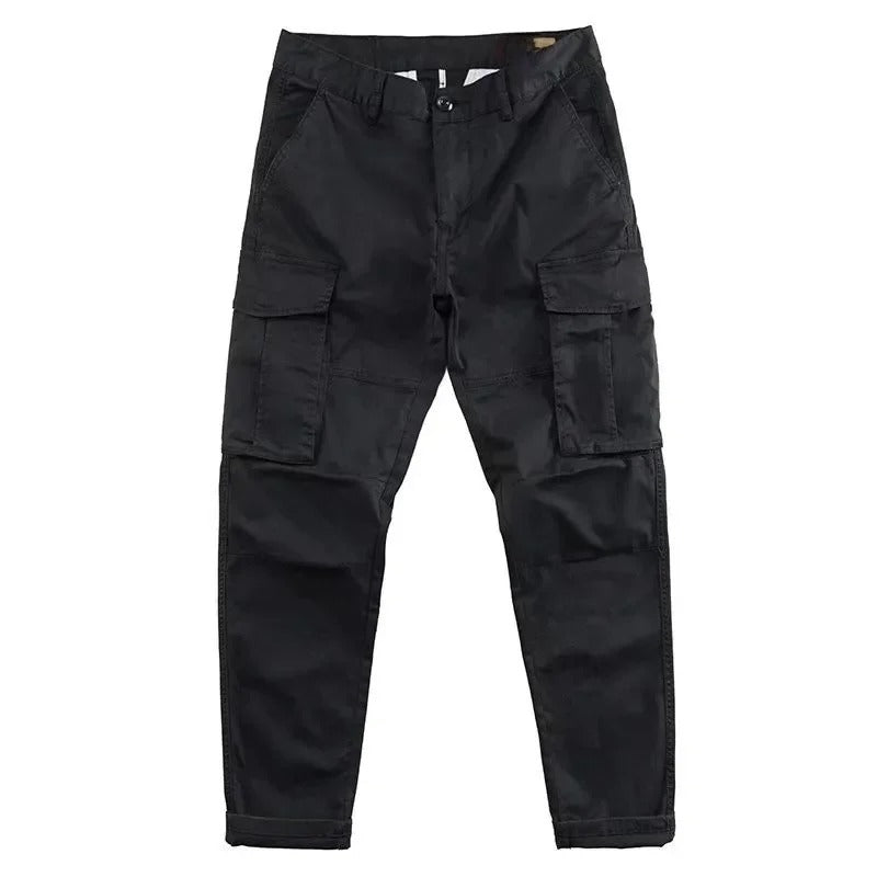 Halden Cotton Cargo Pants - Black