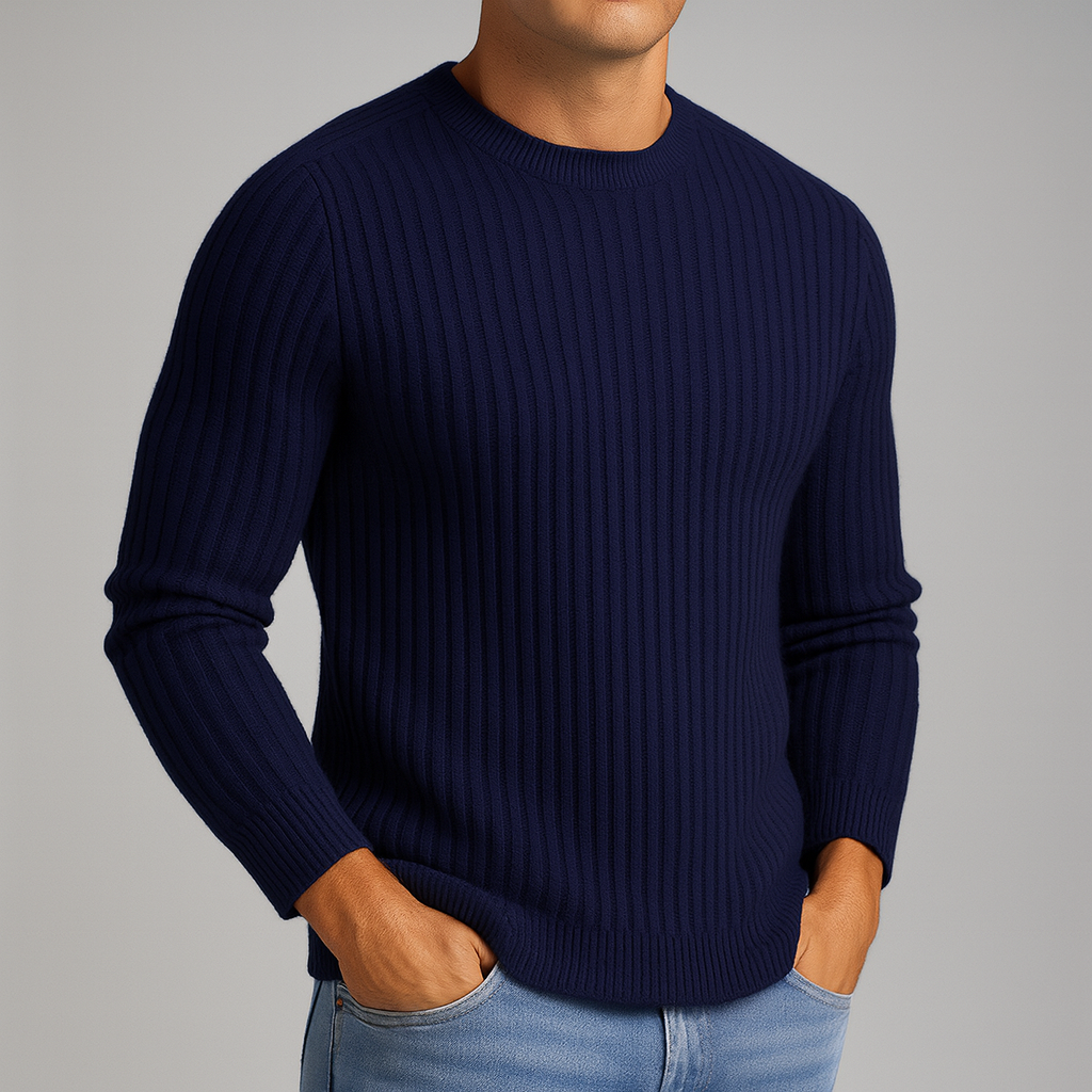 Montari Merino Wool Sweater - Blue