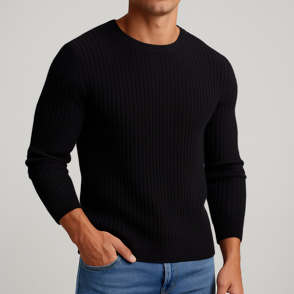 Montari Merino Wool Sweater - Black