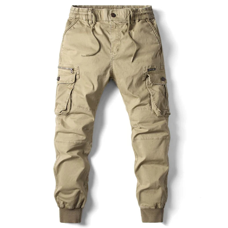 Halden Cargo Slim-Fit Pants - Khaki