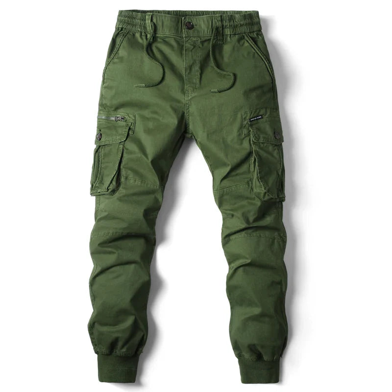 Halden Cargo Slim-Fit Pants - Green