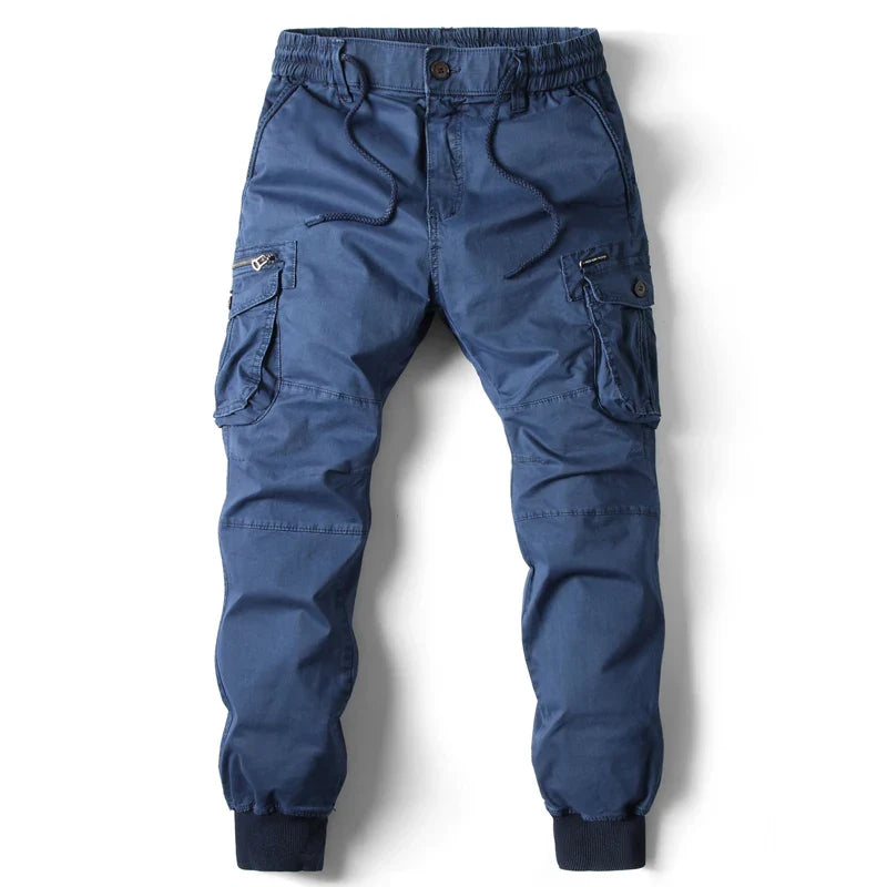 Halden Cargo Slim-Fit Pants - Blue