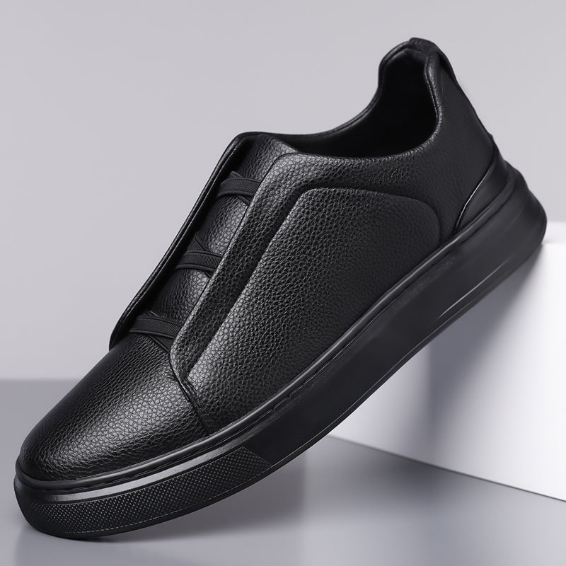 Lace-Up Leather Sneakers for Men