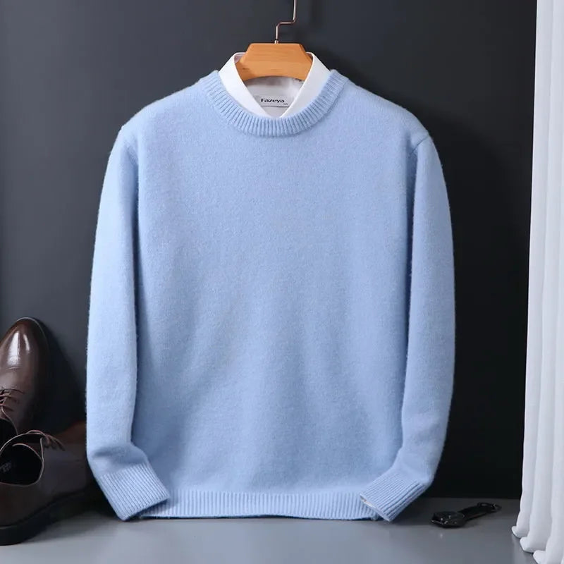 Montari Cashmere Sweater - Light Blue