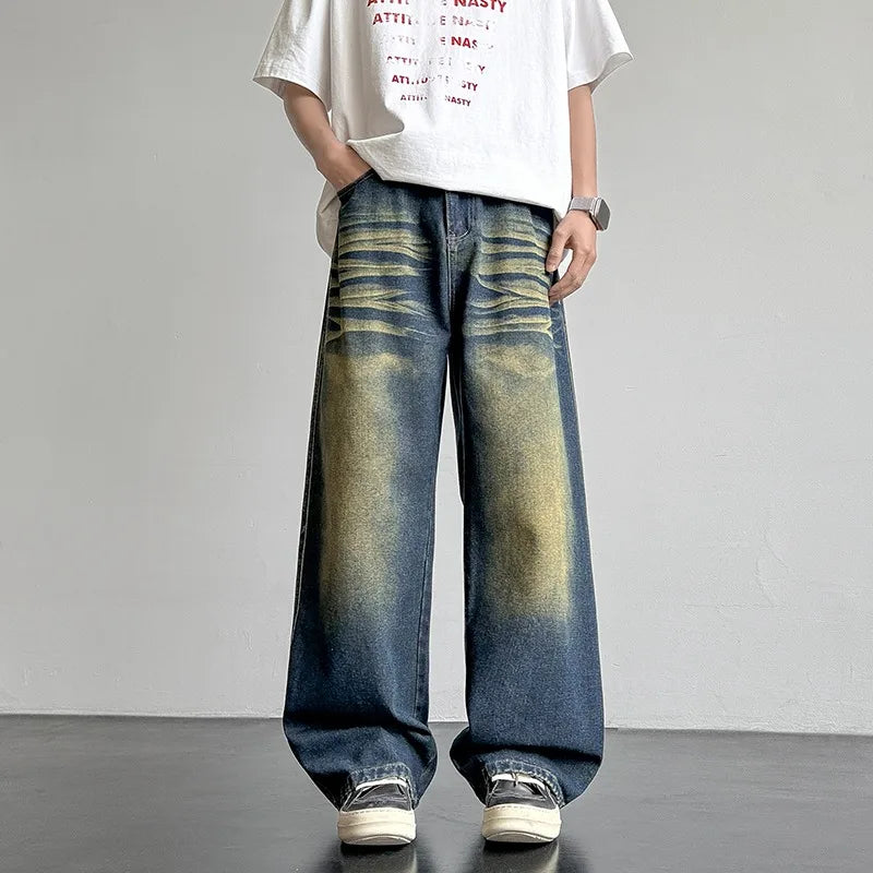 Halden Washed Denim Jeans - Sky Blue