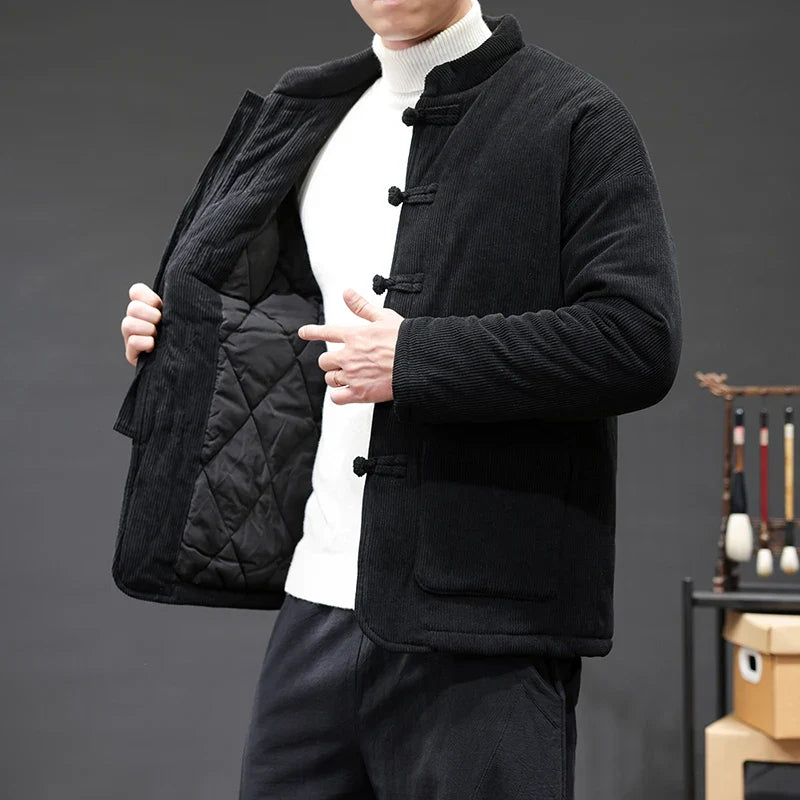 Corbin Corduroy Tang Jacket - Black