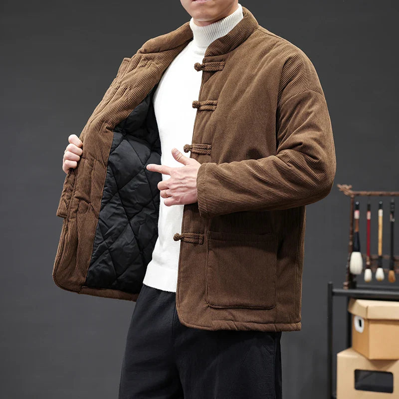 Corbin Corduroy Tang Jacket - Coffee