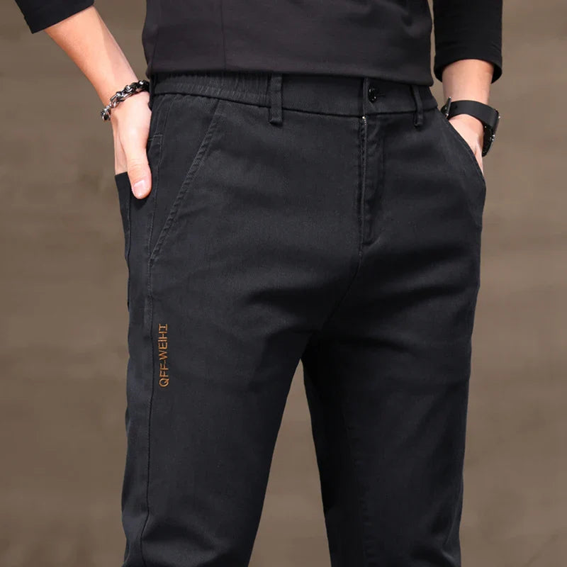 Halden Slim Fit Pants - Black