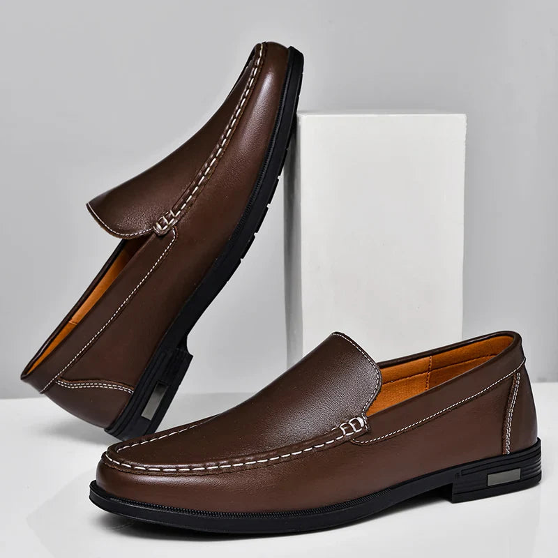 Savino Leather Loafers