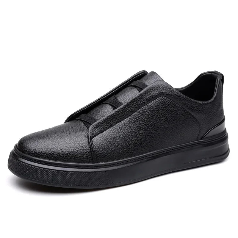 Lace-Up Leather Sneakers for Men