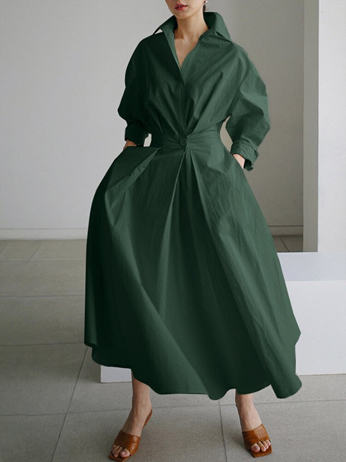 Long Maxi Dress – Women's Evening Dress | Eden - Army green
