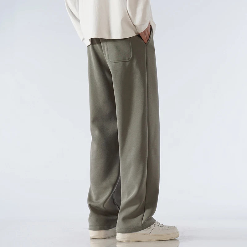 Garrison Cotton Relaxed Fit Joggers - Green