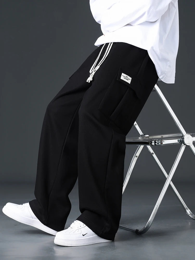 Caldwell Relaxed Cargo Sweatpants - Black