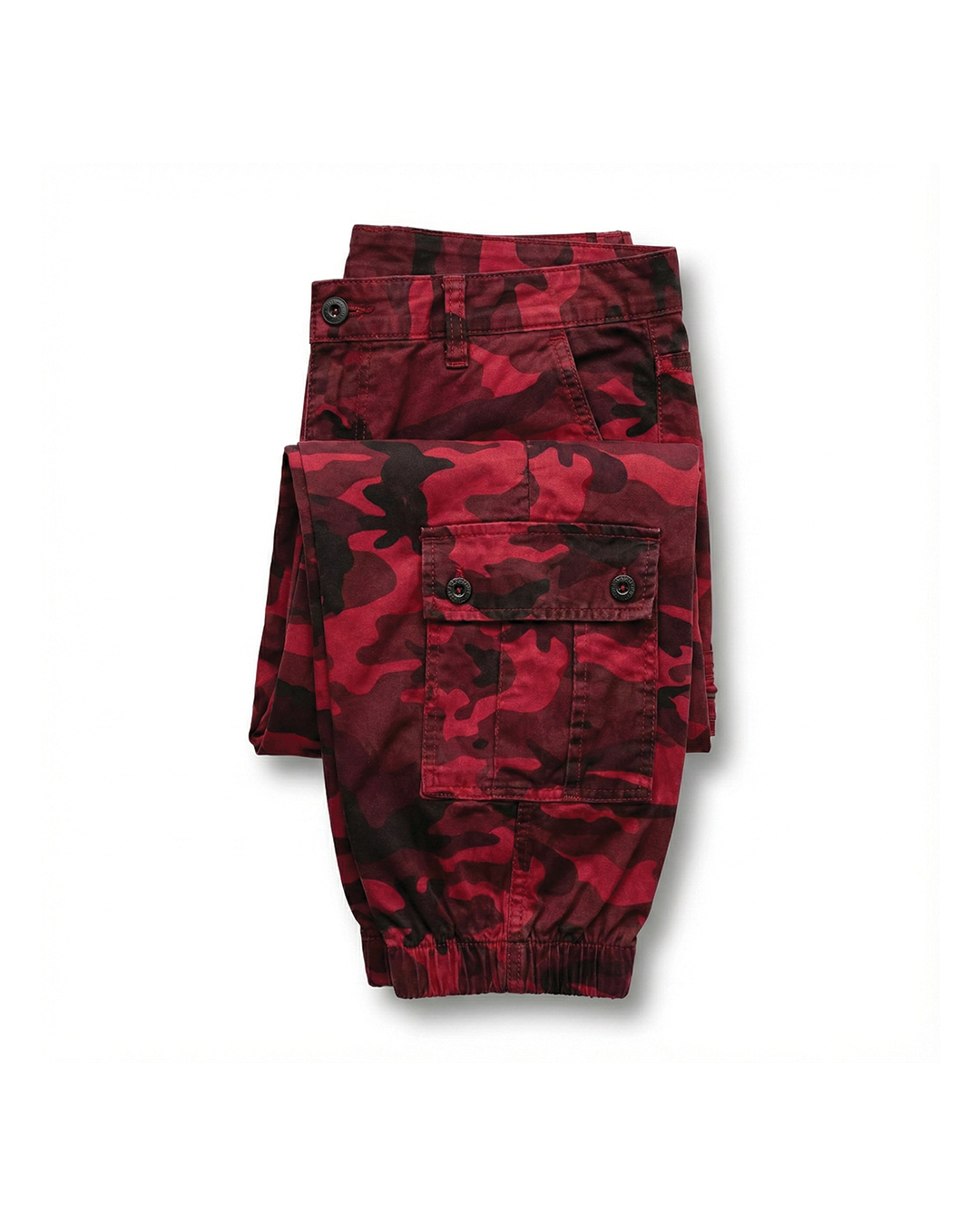 Harrison Cotton Camo Pants - Red